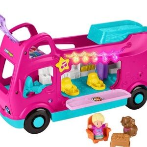 NWT Fisher-Price Little People Barbie Little Dream Camper Rv